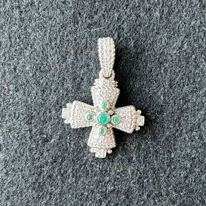 Judith Ripka Maltese Cross Pendant